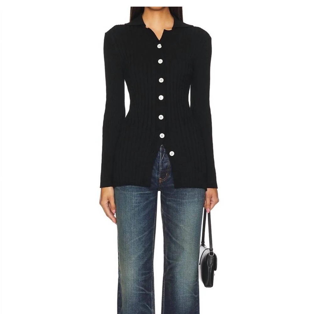 New | Moussy Vintage - Collar Cardigan Large